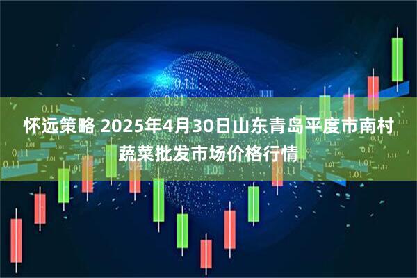 怀远策略 2025年4月30日山东青岛平度市南村蔬菜批发市场价格行情