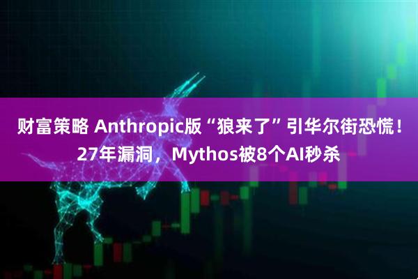 财富策略 Anthropic版“狼来了”引华尔街恐慌！27年漏洞，Mythos被8个AI秒杀
